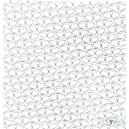 Vellum Black Hearts / 25 Hojas de Papel Albanene Decorado Descontinuado American Crafts
