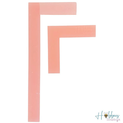 Escuadras para Encuadernación Color Rosa Descontinuado Hobbees