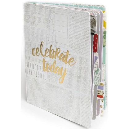 Celebrate Today Memory Notebook Memorandum / Cuaderno tipo Agenda Descontinuado We R Memory Keepers