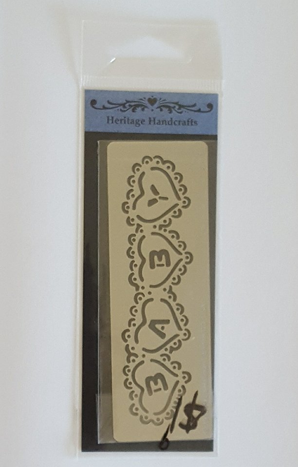 Baby Stencil / Estencil Palabra Baby Descontinuado Heritage HandCrafts