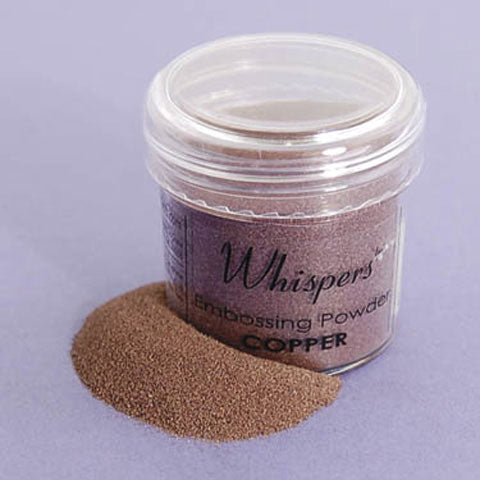 Whispers Copper Metallic Embossing Powder / Polvo de Relieve Bronce