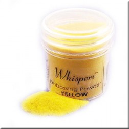 Whispers Enchanted Yellow Embossing Powder / Polvos de Realce Amarillos