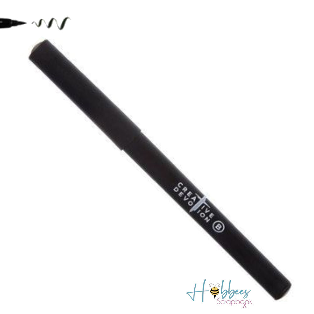 Lettering Pen Black / Bolígrafo Para Caligrafía Negro Descontinuado American Crafts