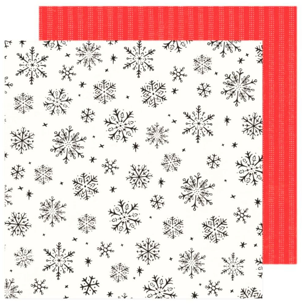 Sweet December Patterned Paper / Papel Estampado Doble Cara