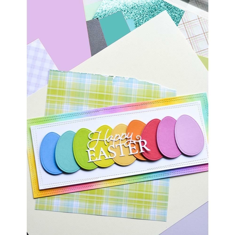Spring Plaid Paper Pad 6" / Block de Papel Tartán Primavera 6" Descontinuado Memory Box