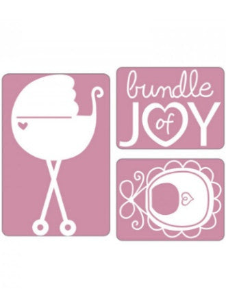 Sizzix Bundle of Joy Set / Folder de Grabado Bebé