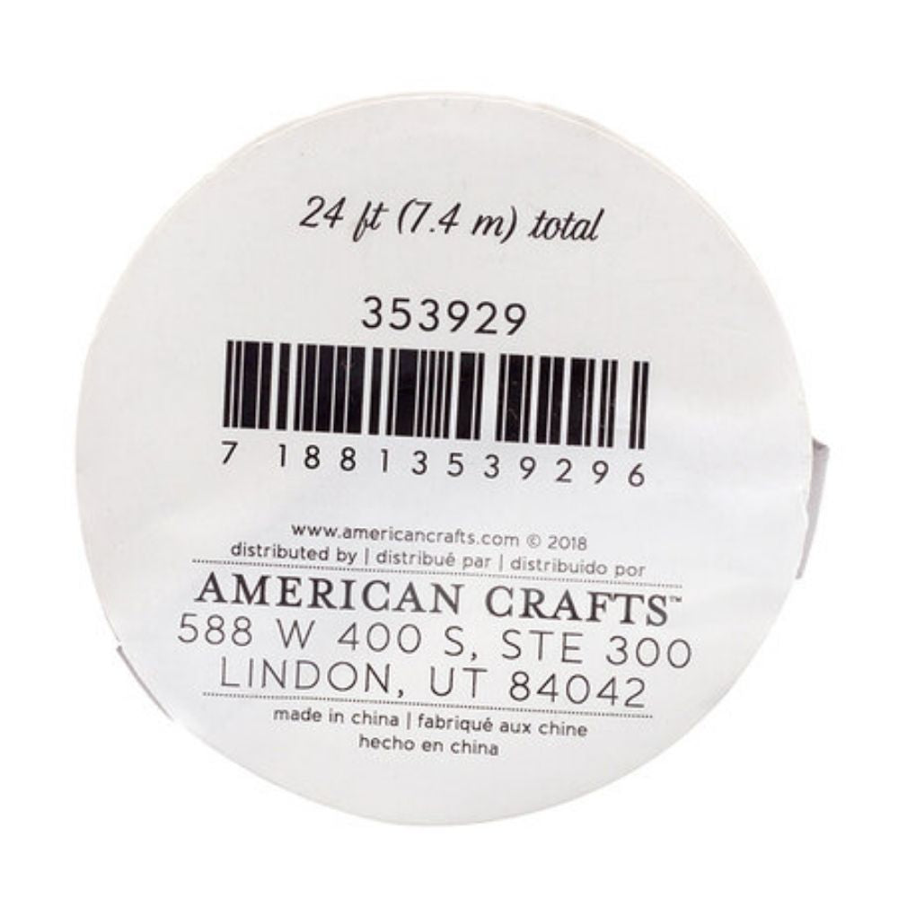 Silver Premium Ribbon / Paquete de Listones Plateados Descontinuado American Crafts