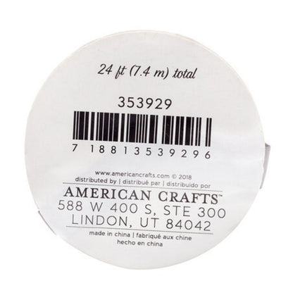 Silver Premium Ribbon / Paquete de Listones Plateados Descontinuado American Crafts
