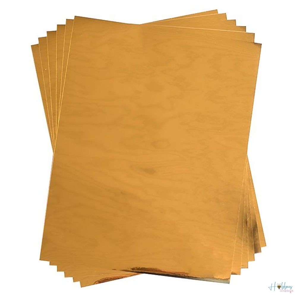 Foil Transfer Sheets Gold 8.5 x 11" / Foil de Transferencia Oro