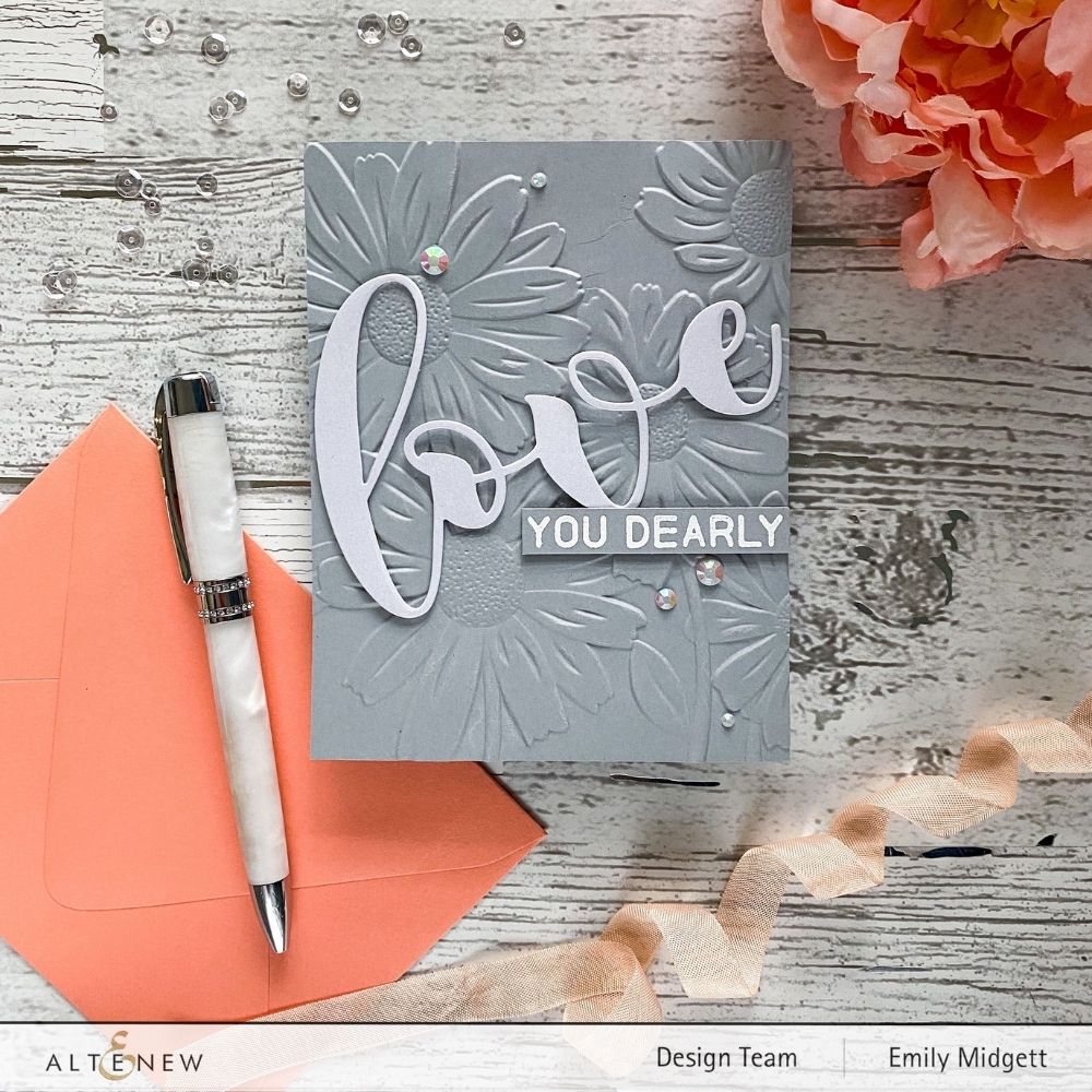 Daisies 3D Embossing Folder / Folder de Grabado Margaritas Descontinuado Altenew