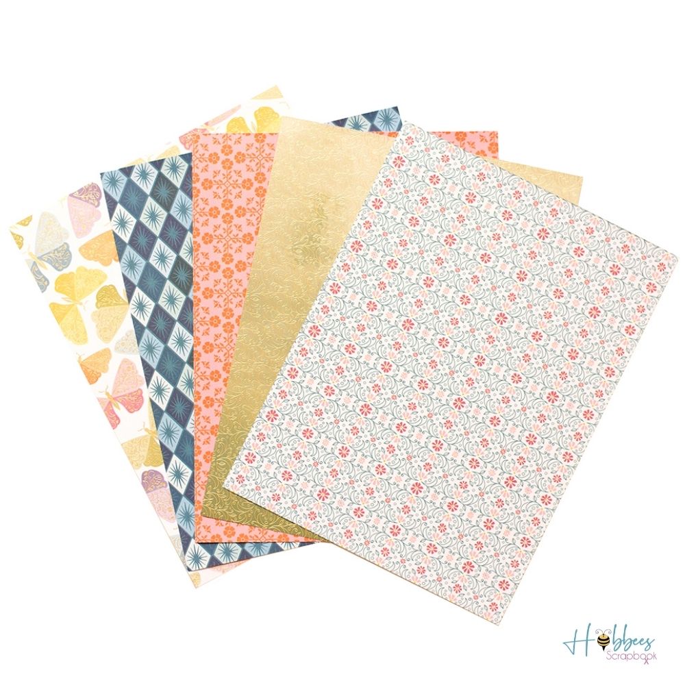 Wonders Paper Pad 6 x 8" / Block de Papel de Flores Descontinuado American Crafts