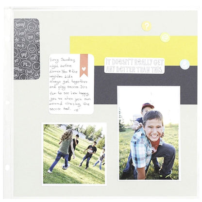 Page Protector 12 x 12" Value Pack / 25 Protectores para Papel Almacenamiento y Organización Colorbok