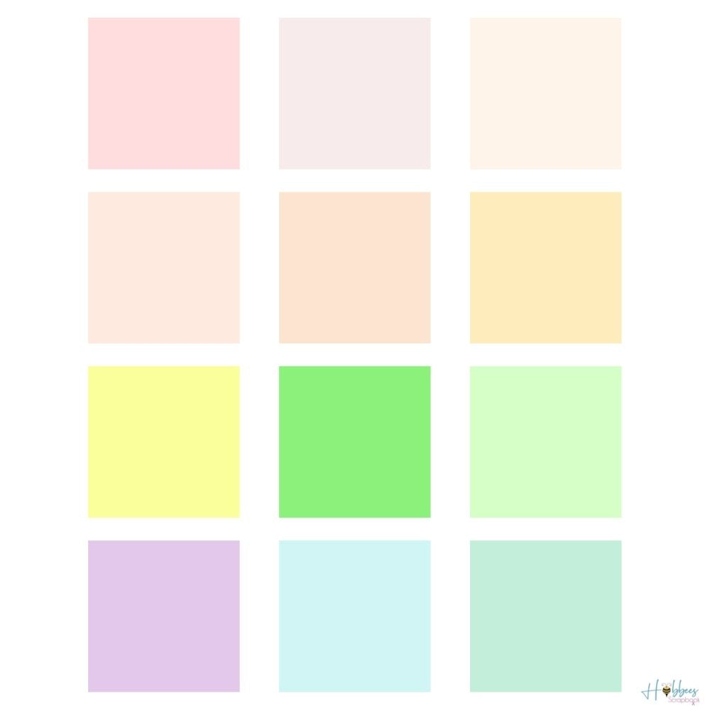 Pastel Adhesive Mat Stack 9.8cm / Block de Cartulina Adhesiva Descontinuado DCWV
