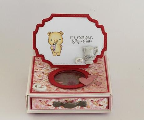 Cling Mounted Rubber Stamps and Dies Sweet Treats / Sellos Cling y Suajes de Cerditos Descontinuado LDRS Creative