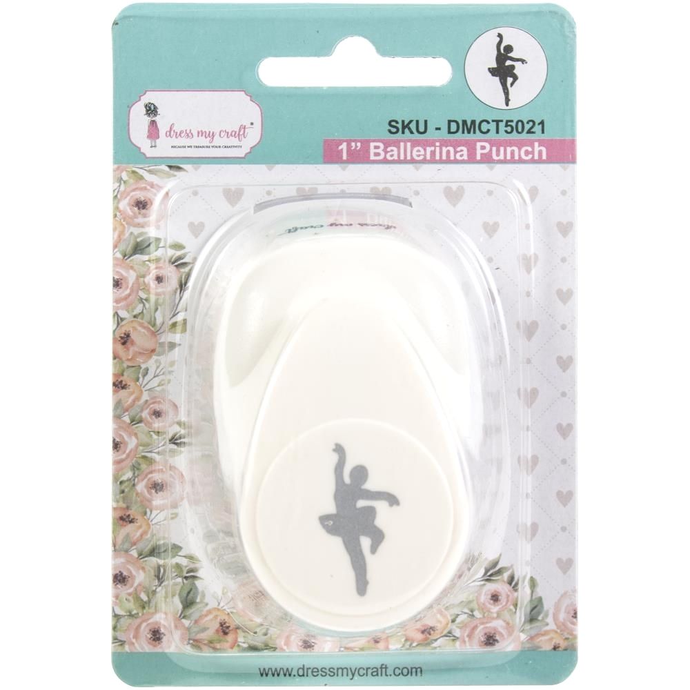 Ballerina Paper Punch 1" / Perforadora de Bailarina 2.54 cm Perforadoras Dress My Craft