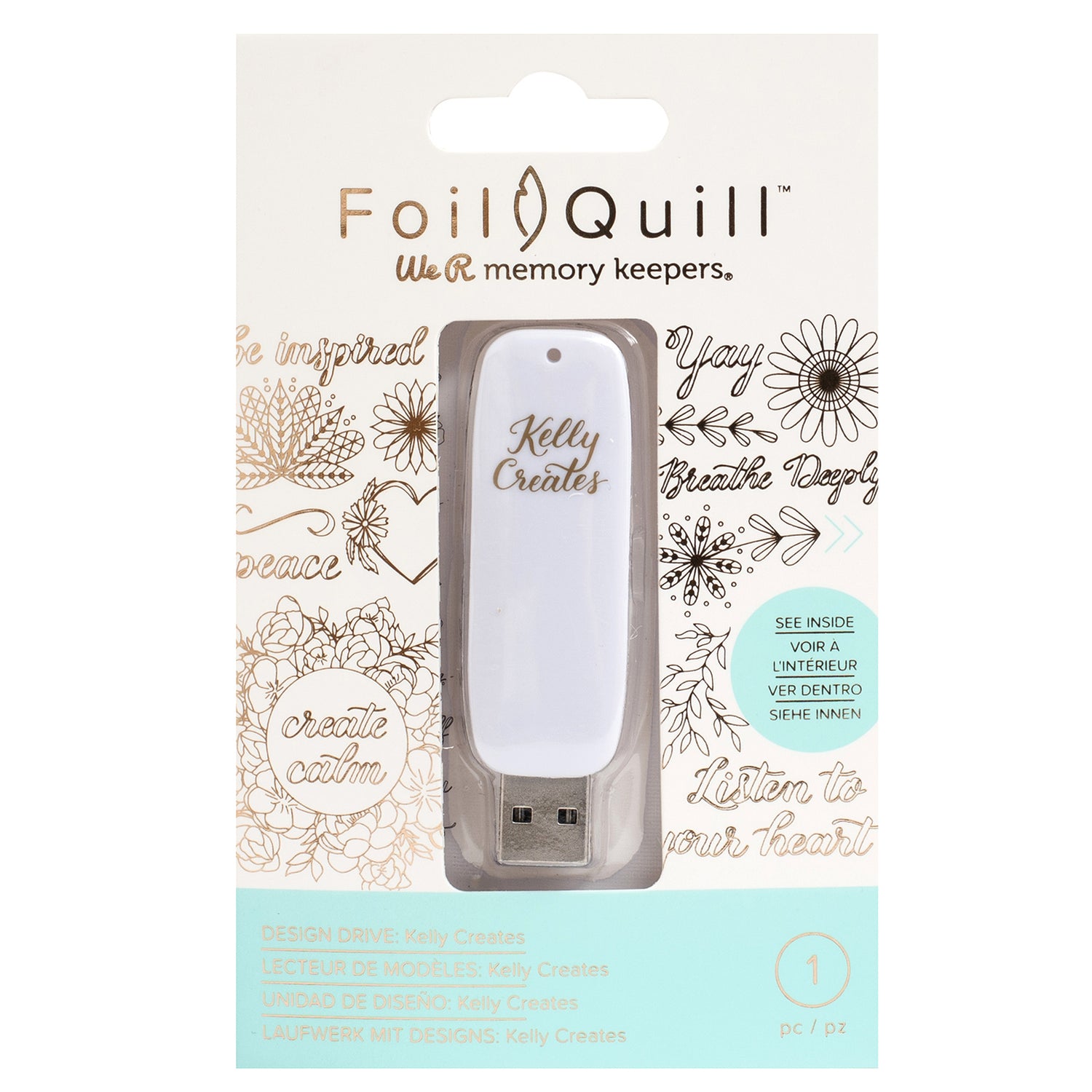 Foil Quill Kelly Creates USB Art / USB con Diseños para Foil Quill de Kelly Creates Accesorios We R Memory Keepers