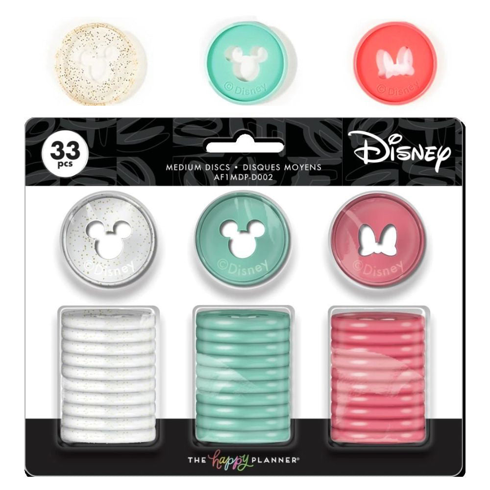 Happy Planner Disney 1.25 Inch Discs Pack  / Anillos para Libreta o Agenda Disney Descontinuado Me &amp; My Big Ideas