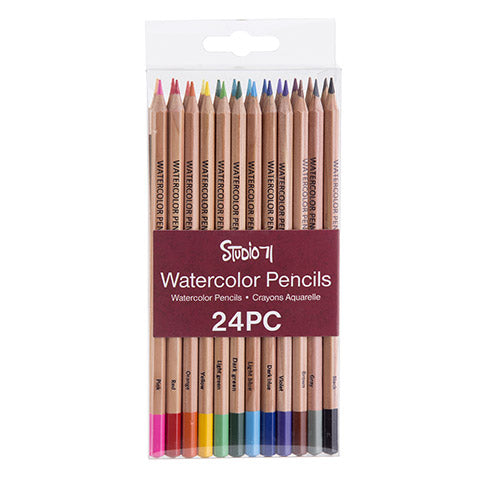Studio 71 Watercolor Pencils / 24 Lápices Acuarelables