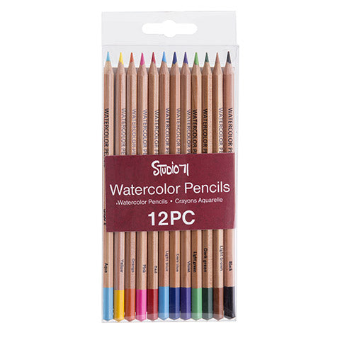 Studio 71 Watercolor Pencils / 12 Lápices Acuarelables