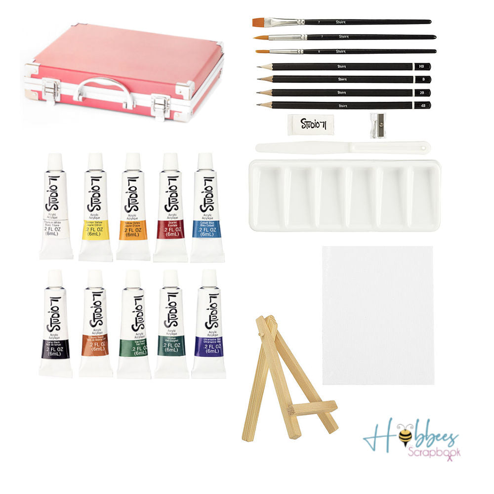 Acrylic Paint Set / Set de 25 Piezas de Pintura Acrílica Descontinuado Darice