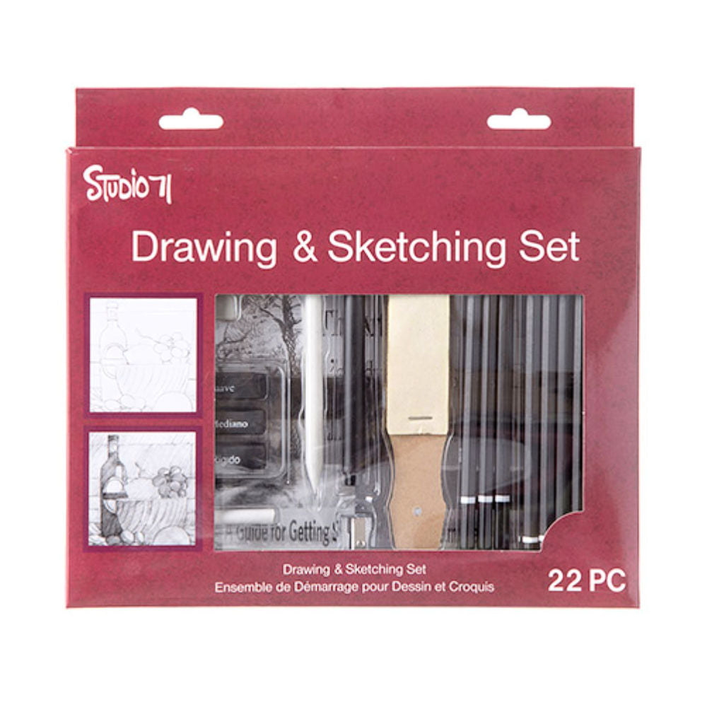 Studio 71 Beginner Sketching Set / Kit de Bosquejo y Dibujo Principiantes Descontinuado Darice