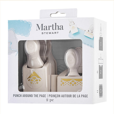 Punch Around Swirling Lace  / Perforadora de Orilla y Esquina Encajes con Torbellinos Descontinuado Martha Stewart