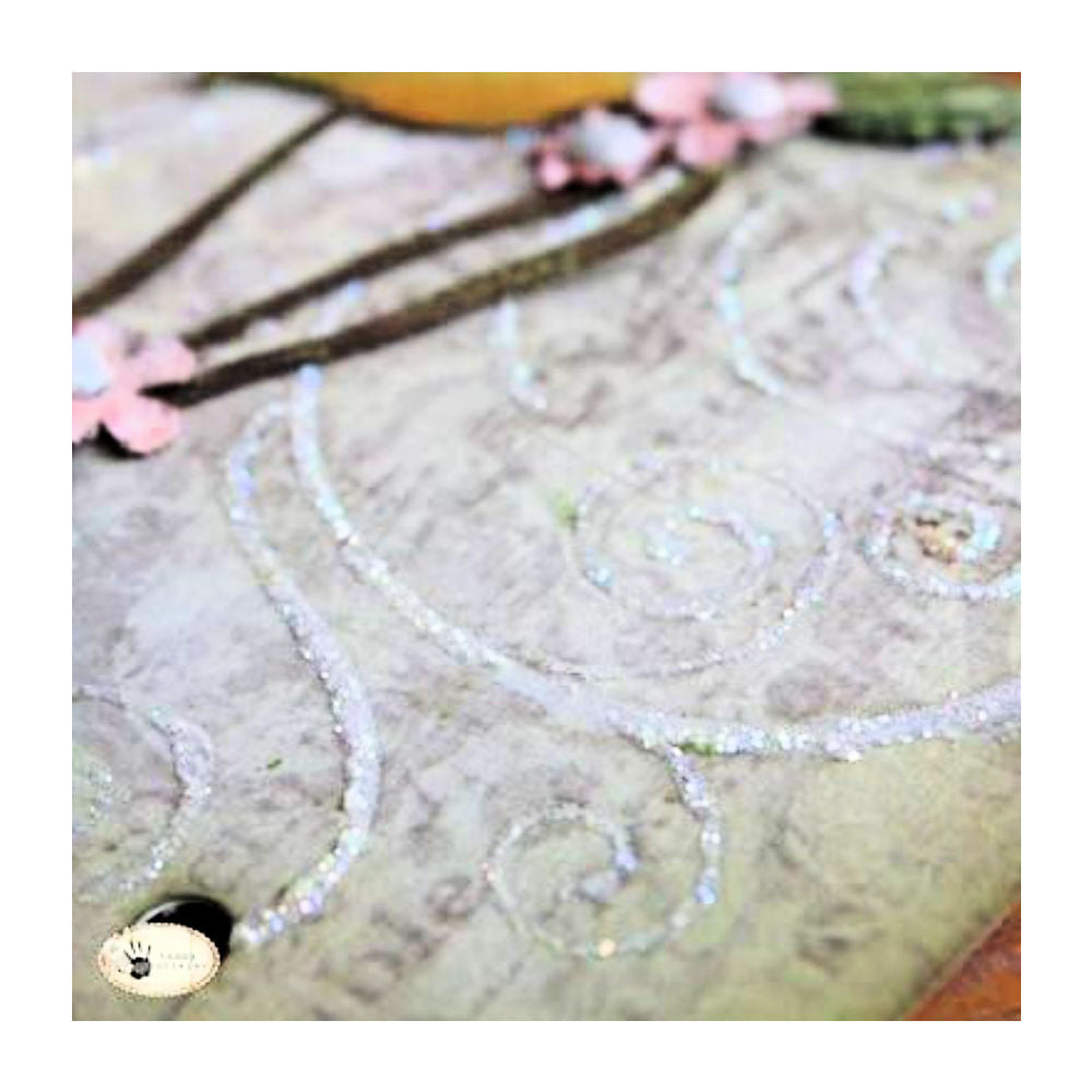 Bridal Tinsel Embossing Powder / Polvos de Realce Tornasol Polvos de Embossing Ranger