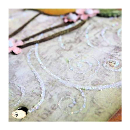 Bridal Tinsel Embossing Powder / Polvos de Realce Tornasol Polvos de Embossing Ranger