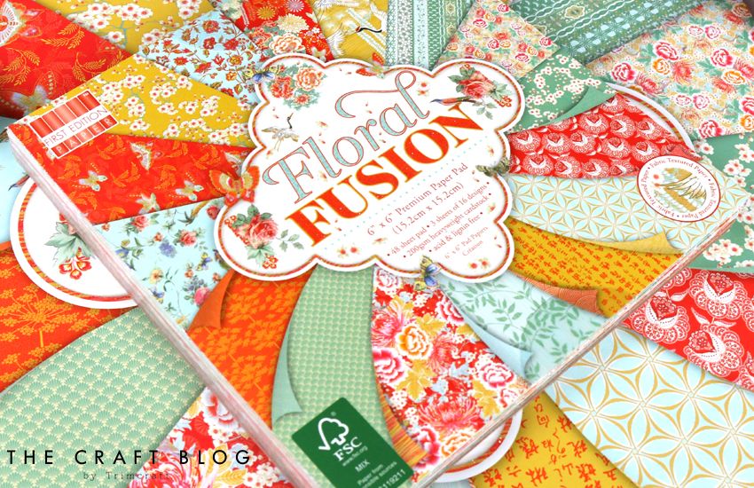 Floral Fusion Paper Pad / Block de Papel Premium Floral