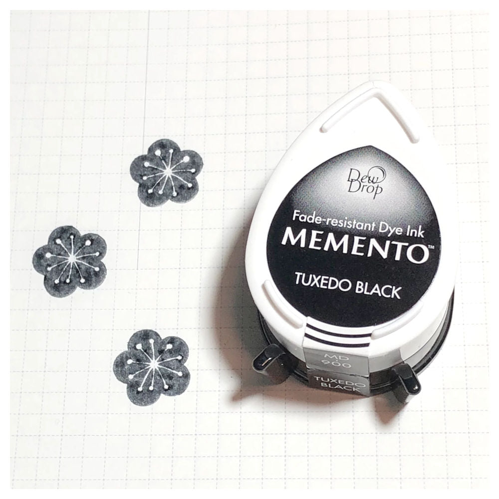 Tuxedo Black Memento Dew Drop  / Cojín de Tinta para Sellos Negro