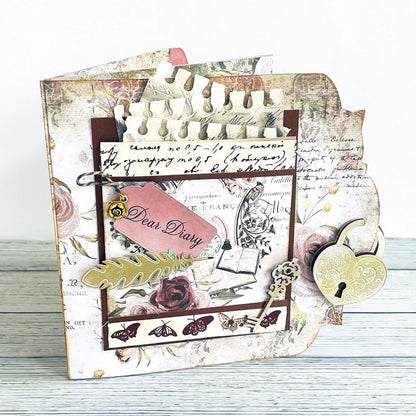 Key To My Heart Die / Suaje Candado Corazón y Llave Dados de Corte / Suajes / Troqueles Crafter&