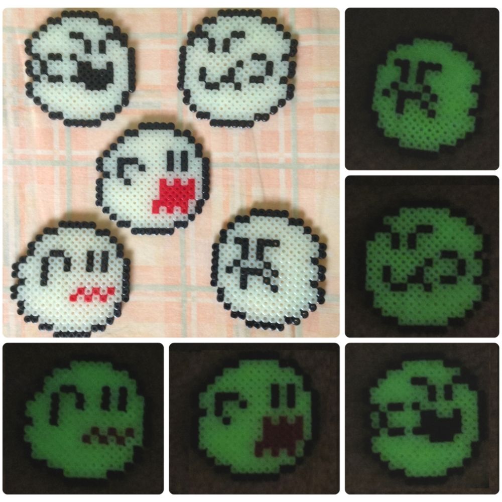 Fused Beads Glow In The Dark / Cuentas de Fusión Brillan en Oscuridad Accesorios Perler