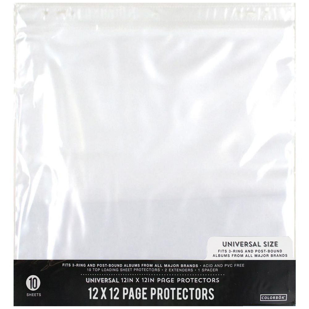 Page Protector 12 x 12" Pack / 10 Protectores para Papel