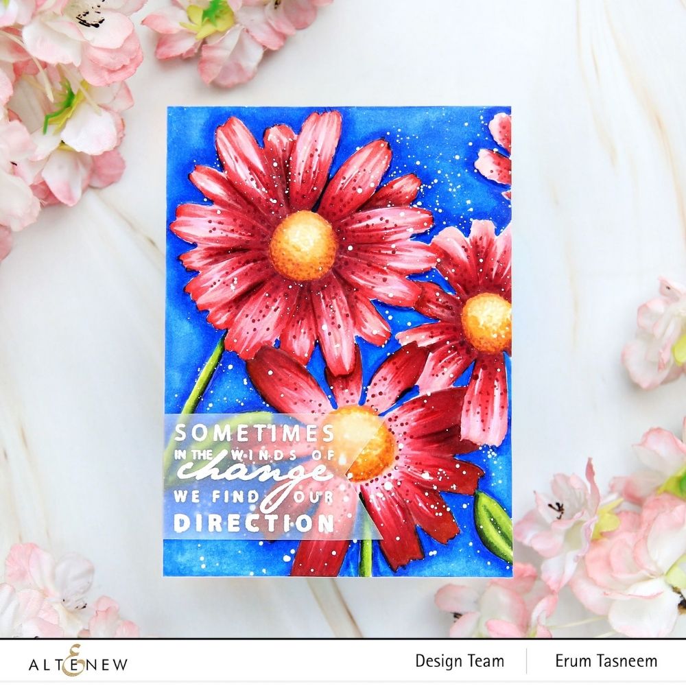 Daisies 3D Embossing Folder / Folder de Grabado Margaritas Descontinuado Altenew