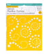 Self Adhesive Stencil Dot Swirls / Esténcil Autoadhesivo Onditas y Puntos Descontinuado Darice