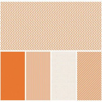 Shape'n Tape Decorative Adhesive Sheets Orange / Hojas Decorativas Autoadhesivas Naranja