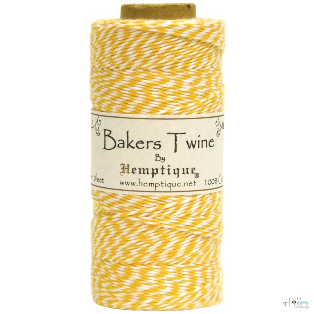 Baker's Twine Spool Yellow & White / Hilo Twine Amarillo y Blanco