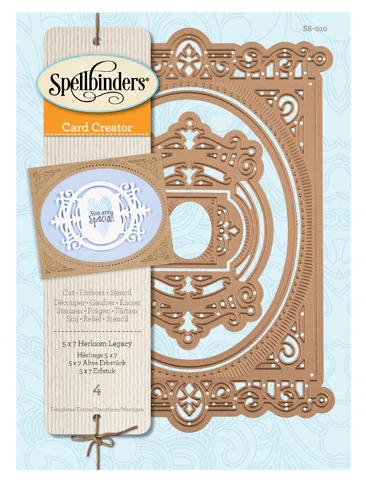 Herloom Legacy Dies and Emboss / Suaje y Realce Marco Antiguo Descontinuado Spellbinders