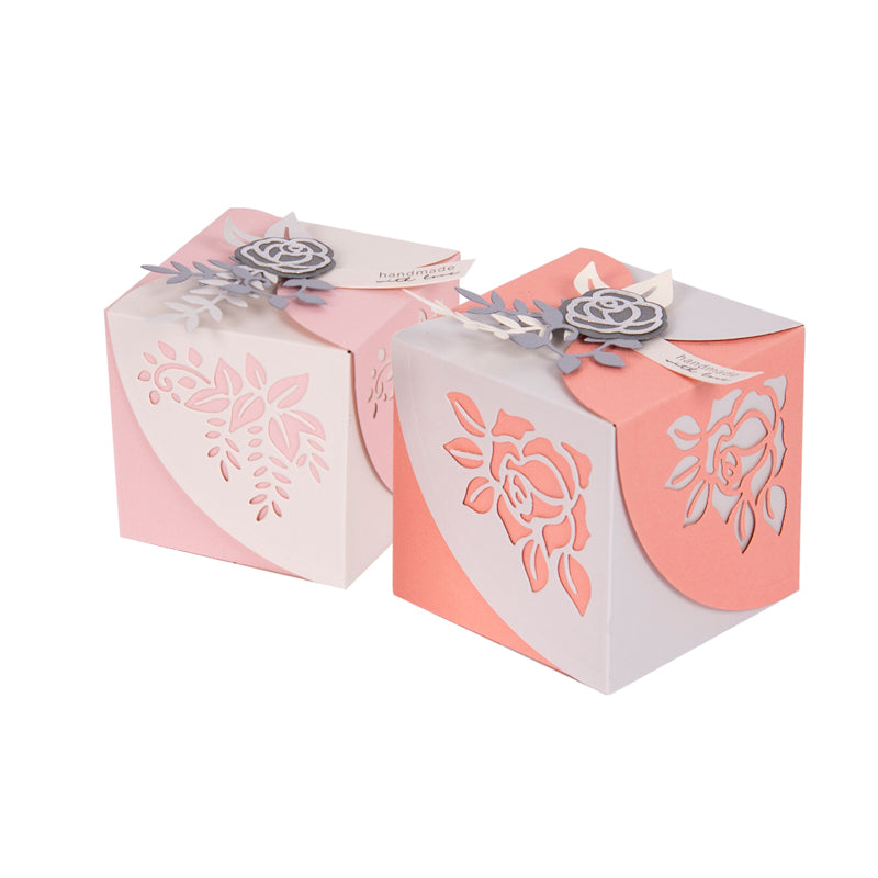 Thinlits Wrap Favor Box Die / Suaje de Cajita Cuadrada Flor Descontinuado Sizzix
