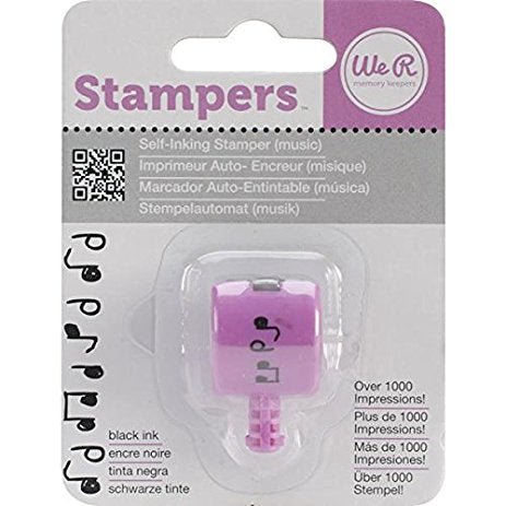 Music Sew Stamper / Cabezal para Estampar Notas Musicales Descontinuado We R Memory Keepers