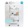 A la Cart Storage Cart White / Carrito Organizador Blanco con Ruedas