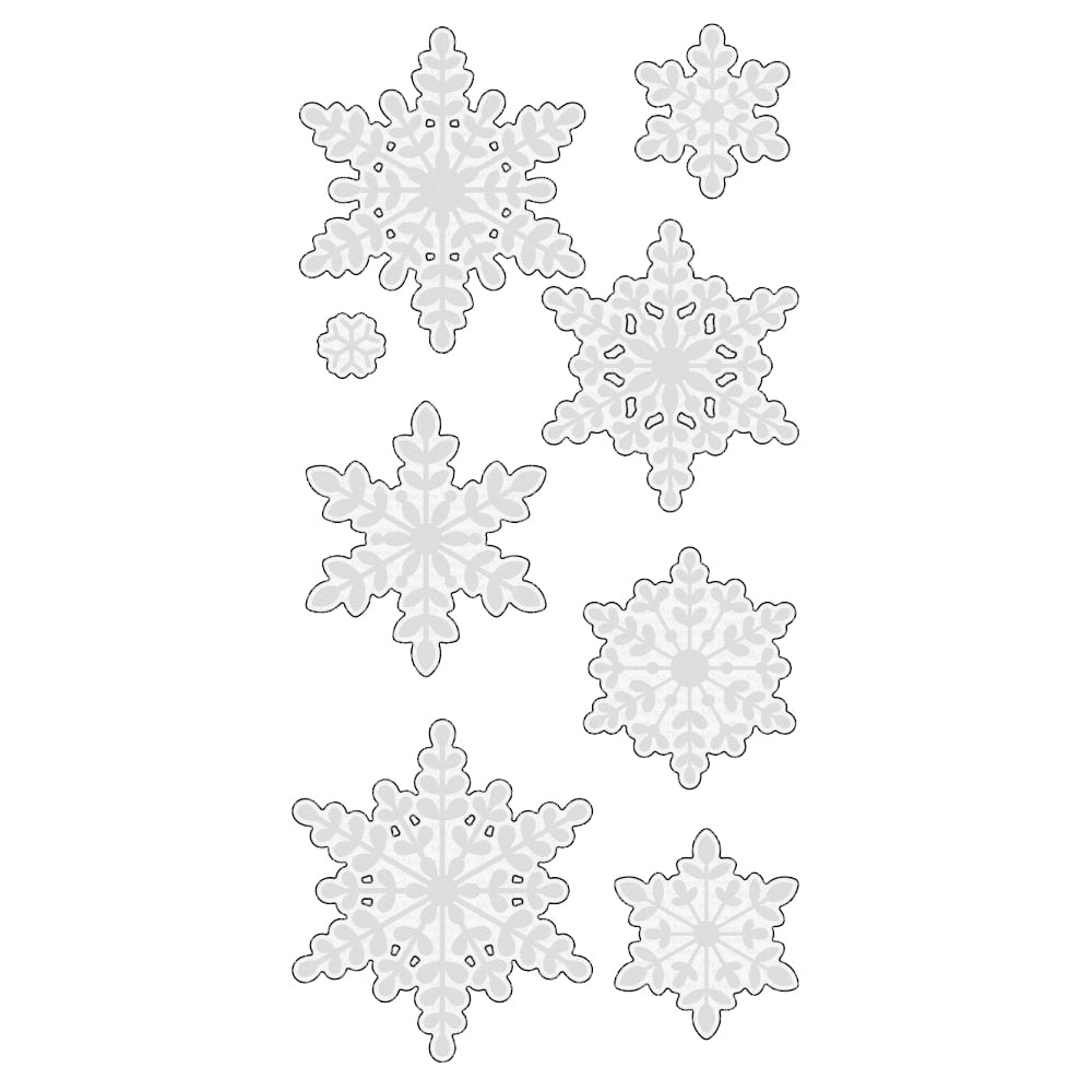 Serene Snowflakes Die / Suaje Copos de Nieve