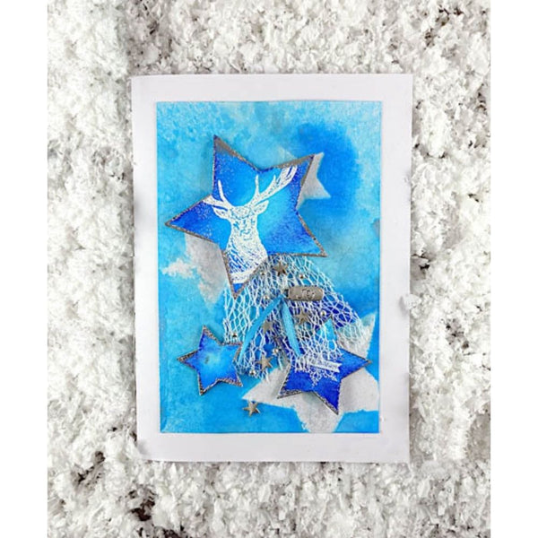 MBoss Polvo Embossing Plateado Realce Serigrafia Sellos Hobbees