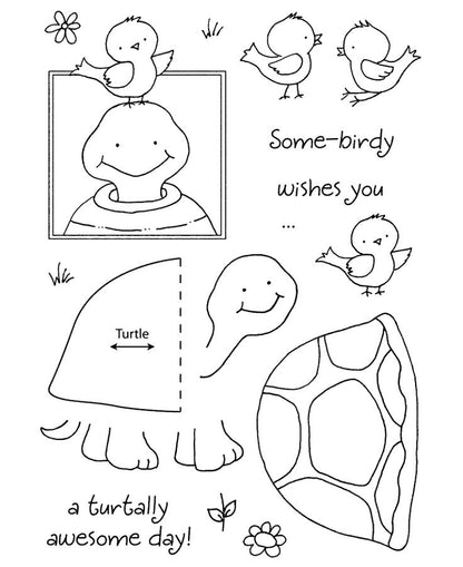 Turtle Stamps / Sellos de Polímero Tortuga Descontinuado Honey Pop