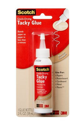 Quick Drying Tacky Glue  / Pegamento de Secado Rápido con Punta de Precisión