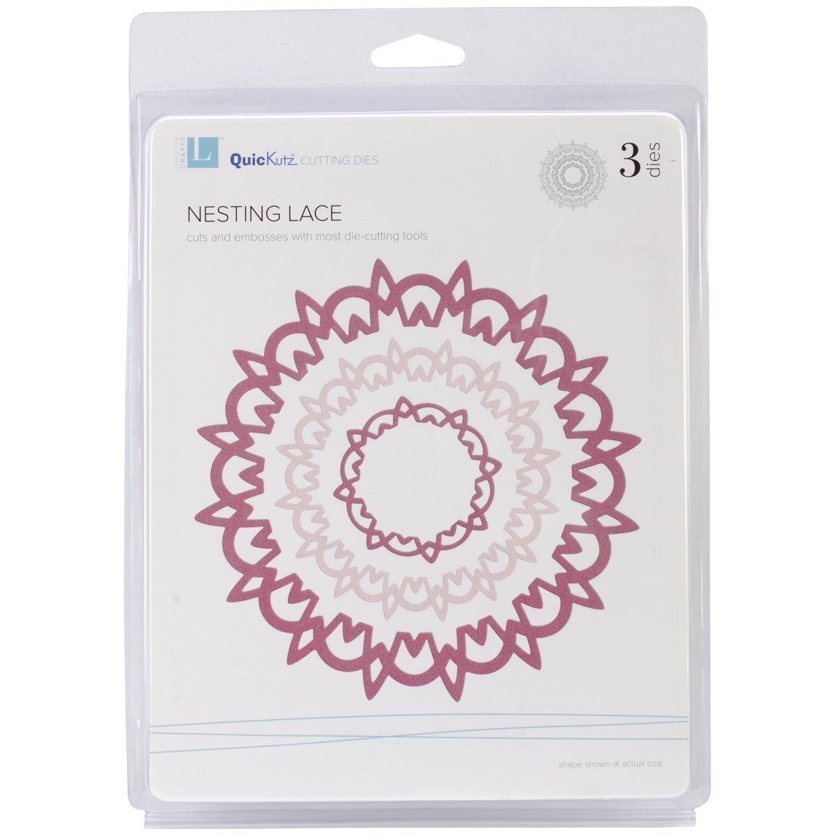 Nesting Lace Dies / Suajes de Lazo en Círculo Descontinuado LifeStyle Crafts
