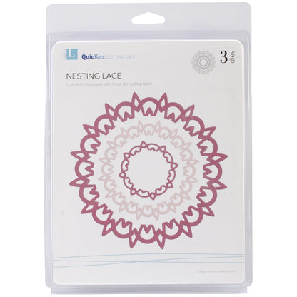 Nesting Lace Dies / Suajes de Lazo en Círculo Descontinuado LifeStyle Crafts