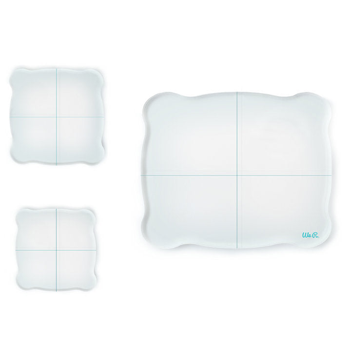 Acrylic Block Stamp Set / 3 Acrílicos para Sellos Herramientas We R Memory Keepers