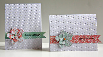 Swiss Dots Embossing Folder / Folder de Grabado Puntitos Descontinuado Cuttlebug