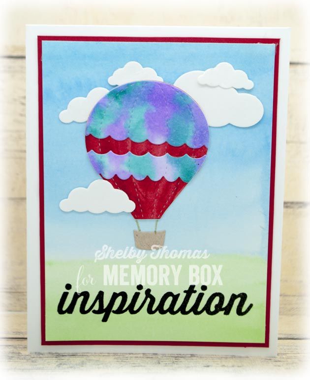 Grand Voyage Balloon Die / Suaje de Gran Viaje en Globo Descontinuado Memory Box